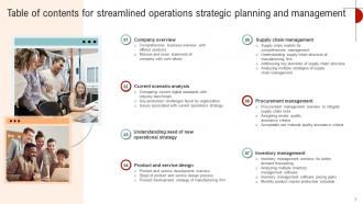 Streamlined Operations Strategic Planning And Management Powerpoint Presentation Slides Strategy CD V Professional Adaptable