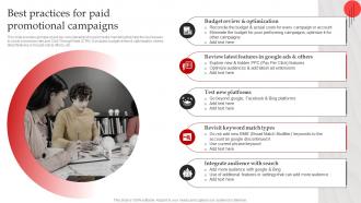 Streamlined Paid Media Best Practices For Paid Promotional Campaigns MKT SS V