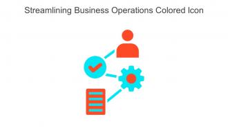 Streamlining Business Operations Colored Icon In Powerpoint Pptx Png And Editable Eps Format