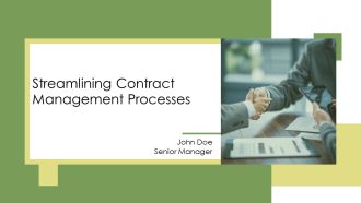 Streamlining Contract Management Processes PPT Example AT