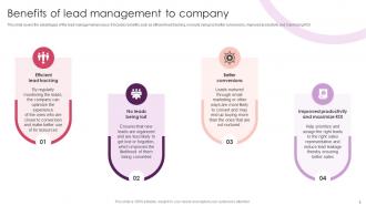 Streamlining Customer Lead Management Workflow Powerpoint Presentation Slides Captivating Customizable