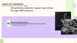 Streamlining Customer Support Operations Through CRM Software Powerpoint Presentation Slides Pre-designed Captivating