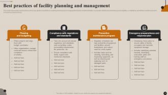 Streamlining Facility Management Best Practices And Maintenance Planning Guide Complete Deck Captivating Pre-designed