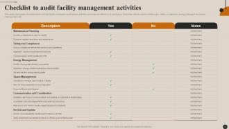 Streamlining Facility Management Best Practices And Maintenance Planning Guide Complete Deck Aesthatic Pre-designed