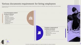 Streamlining Hiring Process Various Documents Requirement For Hiring Employees
