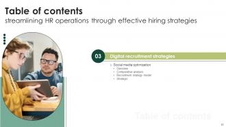 Streamlining HR Operations Through Effective Hiring Strategies Powerpoint Presentation Slides Customizable Visual