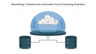 Streamlining IT Infrastructure Automation Cloud Computing Illustration