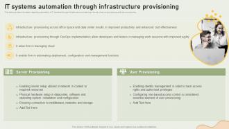 Streamlining IT Infrastructure Playbook IT Systems Automation Through Infrastructure Provisioning