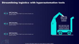 Streamlining Logistics With Hyperautomation Tools