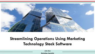 Streamlining Operations Using Marketing Technology Stack Software PPT Demonstration AT