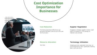 Streamlining Operations With Cost Optimization PPT Template AT Unique Impressive