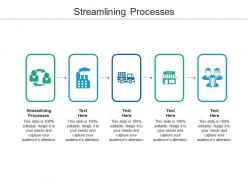 Streamlining processes ppt powerpoint presentation pictures graphics template cpb