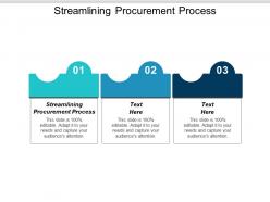 Streamlining procurement process ppt powerpoint presentation icon example introduction cpb