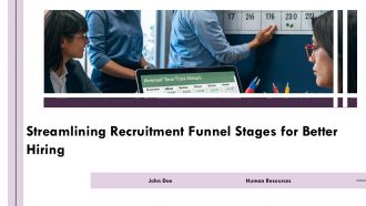 Streamlining Recruitment Funnel Stages For Better Hiring PPT Structure AT