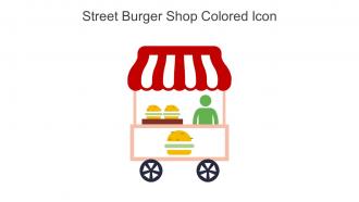 Street Burger Shop Colored Icon In Powerpoint Pptx Png And Editable Eps Format