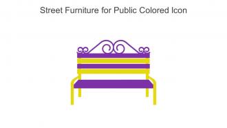 Street Furniture For Public Colored Icon In Powerpoint Pptx Png And Editable Eps Format