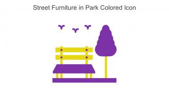Street Furniture In Park Colored Icon In Powerpoint Pptx Png And Editable Eps Format