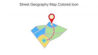 Street Geography Map Colored Icon In Powerpoint Pptx Png And Editable Eps Format