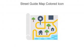 Street Guide Map Colored Icon In Powerpoint Pptx Png And Editable Eps Format