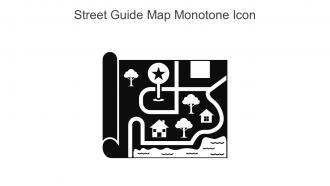 Street Guide Map Monotone Icon In Powerpoint Pptx Png And Editable Eps Format