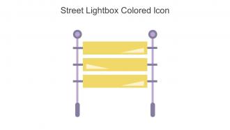 Street Lightbox Colored Icon In Powerpoint Pptx Png And Editable Eps Format