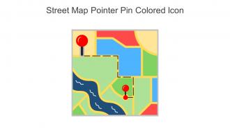 Street Map Pointer Pin Colored Icon In Powerpoint Pptx Png And Editable Eps Format