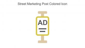 Street Marketing Post Colored Icon In Powerpoint Pptx Png And Editable Eps Format