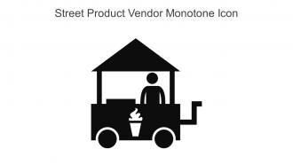 Street Product Vendor Monotone Icon In Powerpoint Pptx Png And Editable Eps Format
