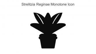 Strelitzia Reginae Monotone Icon In Powerpoint Pptx Png And Editable Eps Format