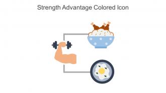 Strength Advantage Colored Icon In Powerpoint Pptx Png And Editable Eps Format