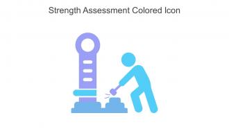 Strength Assessment Colored Icon In Powerpoint Pptx Png And Editable Eps Format