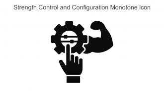 Strength Control And Configuration Monotone Icon In Powerpoint Pptx Png And Editable Eps Format