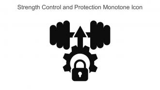 Strength Control And Protection Monotone Icon In Powerpoint Pptx Png And Editable Eps Format