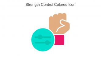 Strength Control Colored Icon In Powerpoint Pptx Png And Editable Eps Format