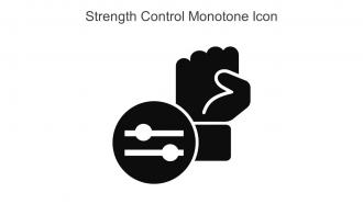 Strength Control Monotone Icon In Powerpoint Pptx Png And Editable Eps Format