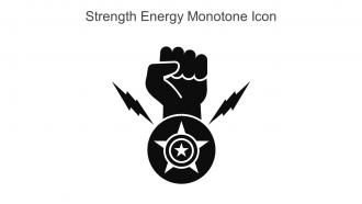 Strength Energy Monotone Icon In Powerpoint Pptx Png And Editable Eps Format