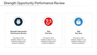 Strength Opportunity Performance Review Ppt Powerpoint Presentation Icon Grid Cpb