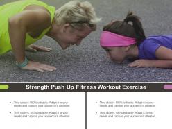 Strength Push Up Fitness Workout Exercise