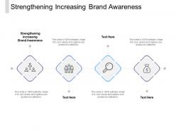 Strengthening increasing brand awareness ppt powerpoint presentation portfolio master slide cpb