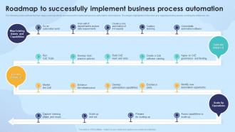 Strengthening Process Improvement Roadmap To Successfully Implement Business Process