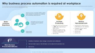 Strengthening Process Improvement Why Business Process Automation Is Required At Workplace