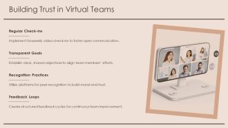 Strengthening Remote Teams Through Digital Engagement PPT Demonstration AT Graphical Template