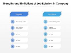 Strengths and limitations of job rotation in company