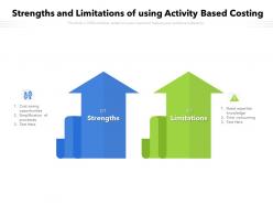 Strengths and limitations of using activity based costing