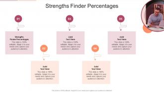 Strengths Finder Percentages In Powerpoint And Google Slides Cpb