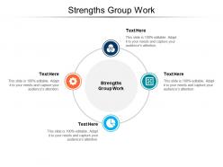 Strengths group work ppt powerpoint presentation slides background cpb