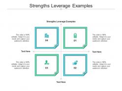 Strengths leverage examples ppt powerpoint presentation slides clipart images cpb