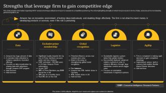 Strengths That Leverage Firm To Gain How Amazon Generates Revenues Across Globe