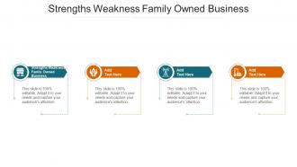 Strengths Weakness Family Owned Business In Powerpoint And Google Slides Cpb