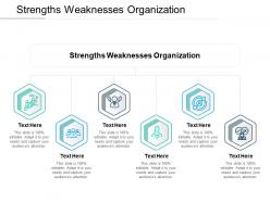 Strengths weaknesses organization ppt powerpoint presentation outline display cpb